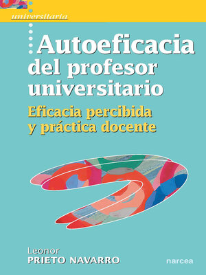 cover image of Autoeficacia del profesor universitario